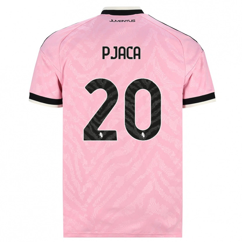 Danxen Herren Marko Pjaca #20 Pink Schwarz Auswärtstrikot Trikot 2026/27 T-Shirt