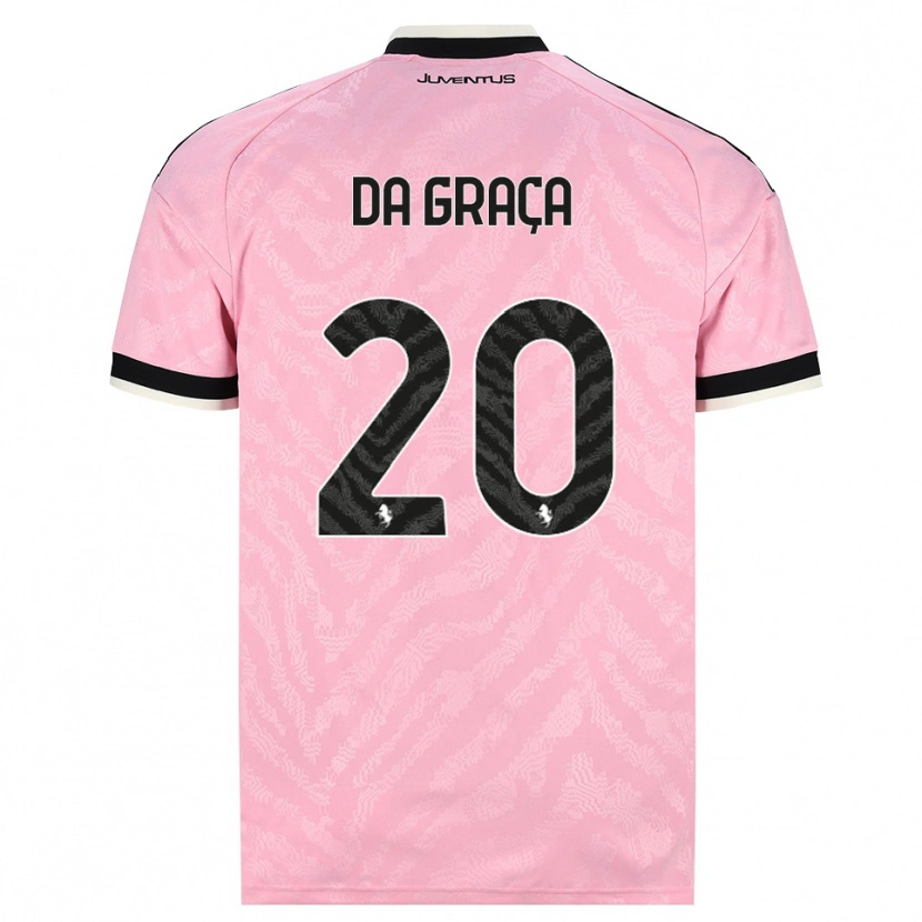 Danxen Herren Cosimo Da Graça #20 Pink Schwarz Auswärtstrikot Trikot 2026/27 T-Shirt