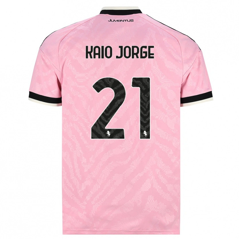 Danxen Herren Kaio Jorge #21 Pink Schwarz Auswärtstrikot Trikot 2026/27 T-Shirt