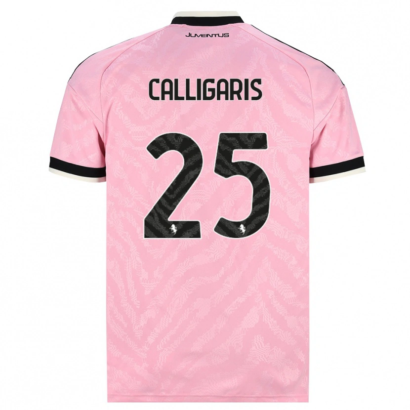 Danxen Herren Viola Calligaris #25 Pink Schwarz Auswärtstrikot Trikot 2026/27 T-Shirt