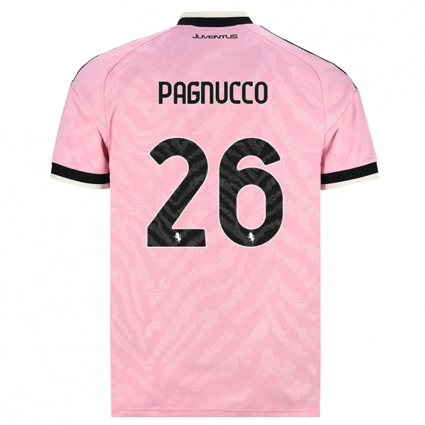 Danxen Herren Filippo Pagnucco #26 Pink Schwarz Auswärtstrikot Trikot 2026/27 T-Shirt