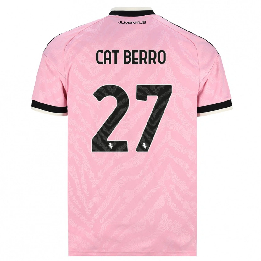 Danxen Herren Simone Cat Berro #27 Pink Schwarz Auswärtstrikot Trikot 2026/27 T-Shirt