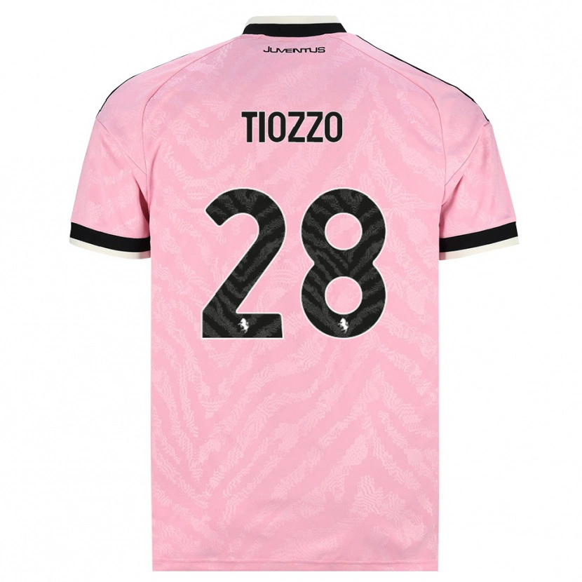 Danxen Herren Marco Tiozzo #28 Pink Schwarz Auswärtstrikot Trikot 2026/27 T-Shirt