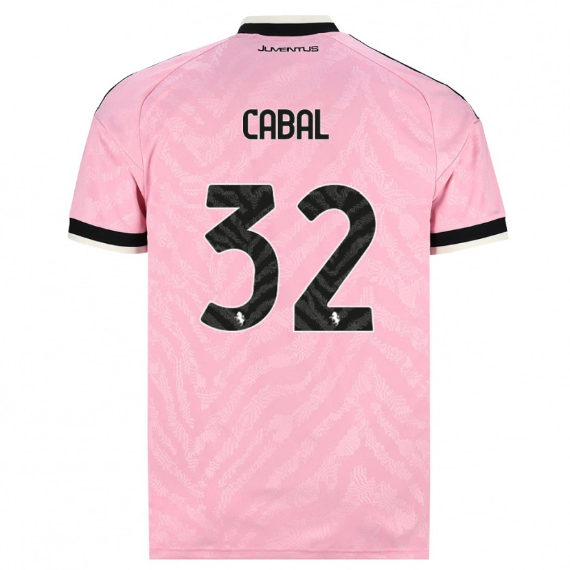 Danxen Herren Juan Cabal #32 Pink Schwarz Auswärtstrikot Trikot 2026/27 T-Shirt