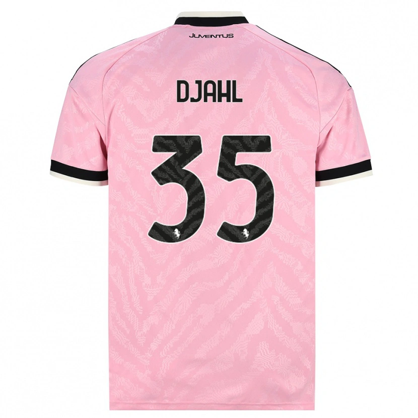 Danxen Herren Rayan Djahl #35 Pink Schwarz Auswärtstrikot Trikot 2026/27 T-Shirt