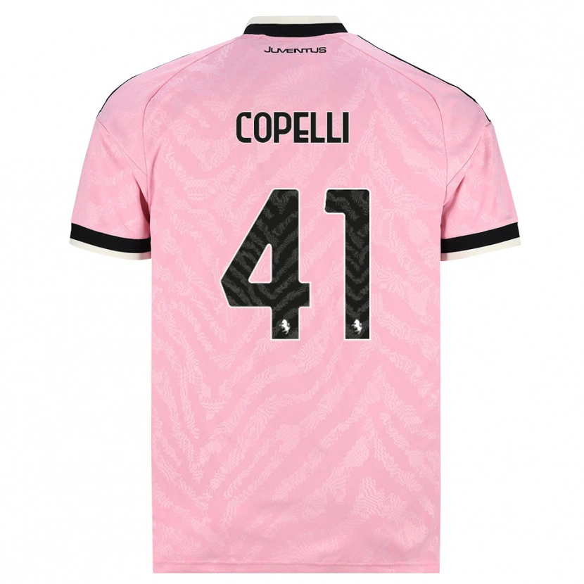 Danxen Herren Anna Copelli #41 Pink Schwarz Auswärtstrikot Trikot 2026/27 T-Shirt