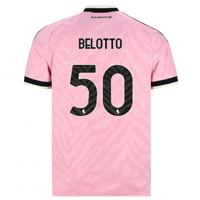 Danxen Herren Soledad Belotto #50 Pink Schwarz Auswärtstrikot Trikot 2026/27 T-Shirt