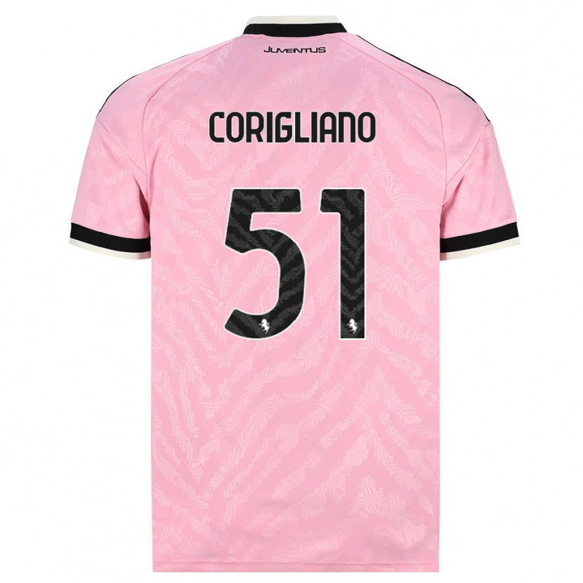 Danxen Herren Thomas Corigliano #51 Pink Schwarz Auswärtstrikot Trikot 2026/27 T-Shirt