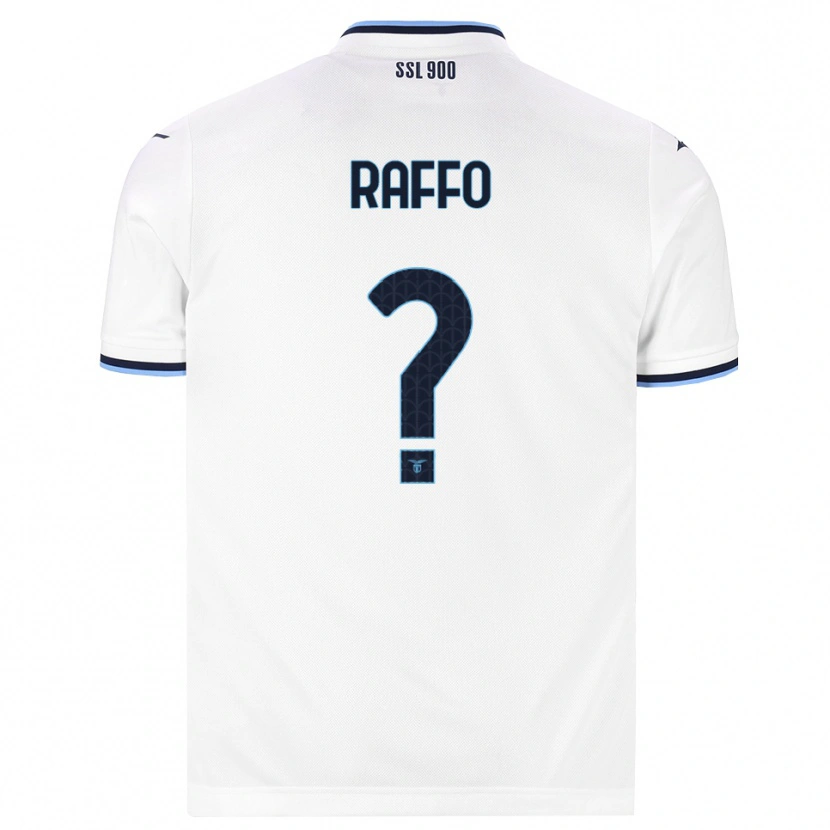 Danxen Herren Edoardo Raffo #0 Weiß Dunkelblau Auswärtstrikot Trikot 2026/27 T-Shirt