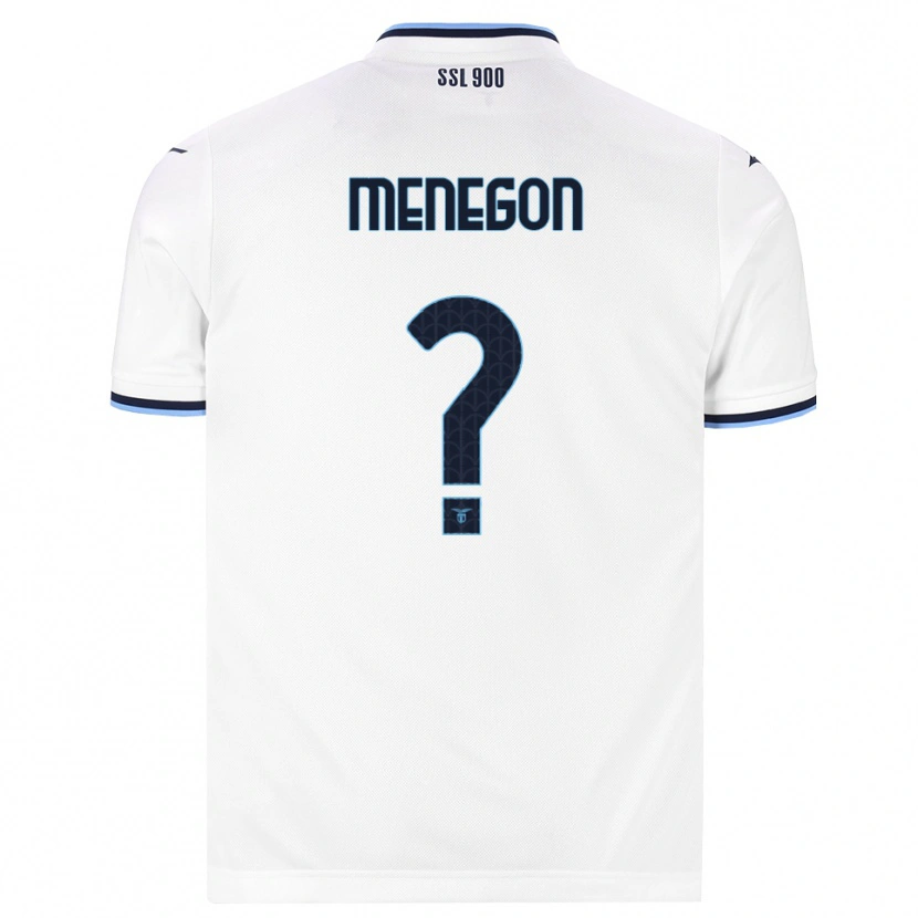 Danxen Herren Riccardo Menegon #0 Weiß Dunkelblau Auswärtstrikot Trikot 2026/27 T-Shirt