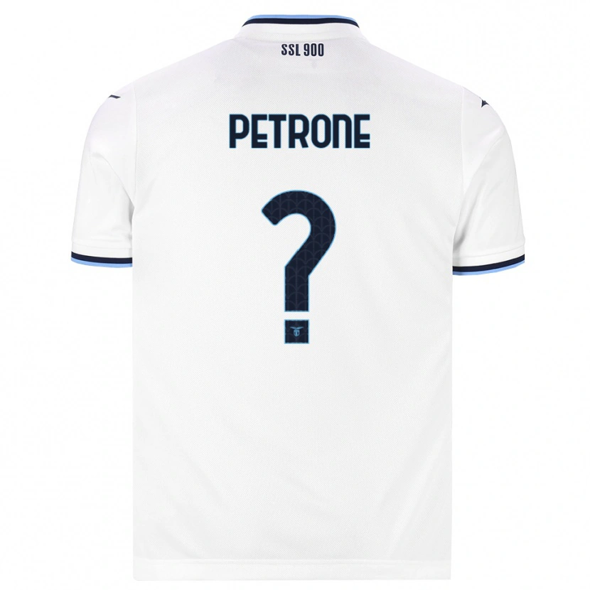 Danxen Herren Pierfrancesco Petrone #0 Weiß Dunkelblau Auswärtstrikot Trikot 2026/27 T-Shirt