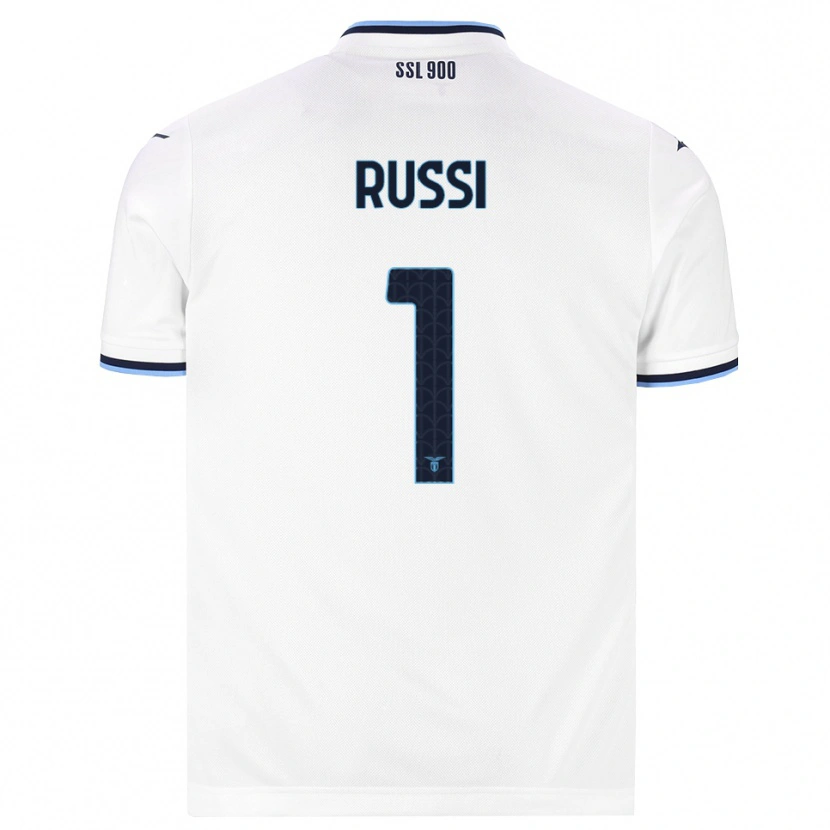 Danxen Herren Gabriele Russi #1 Weiß Dunkelblau Auswärtstrikot Trikot 2026/27 T-Shirt