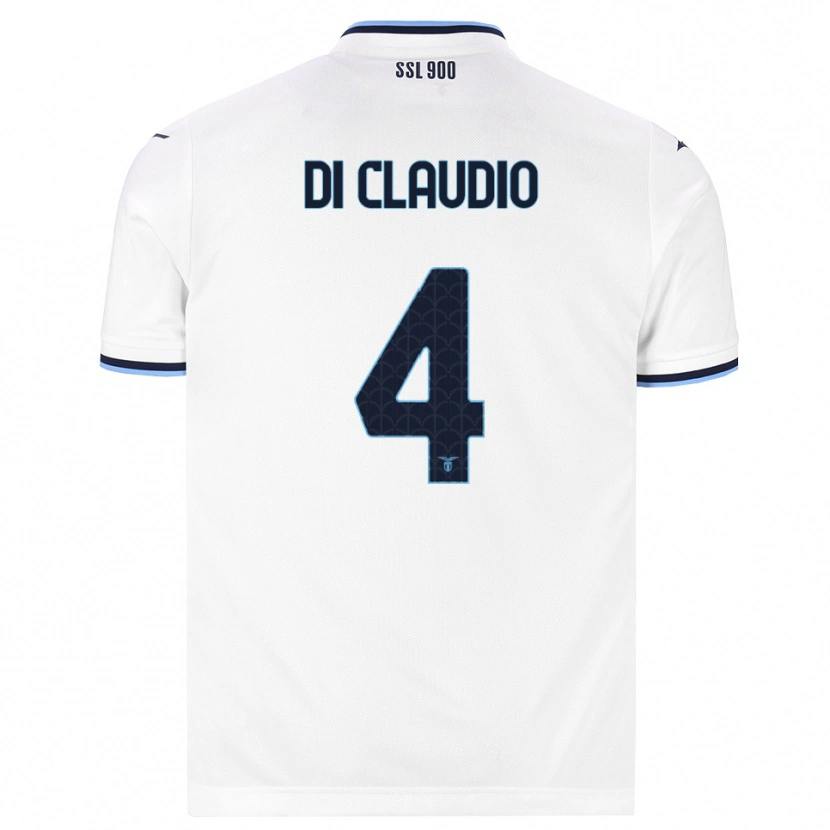 Danxen Herren Federico Di Claudio #4 Weiß Dunkelblau Auswärtstrikot Trikot 2026/27 T-Shirt