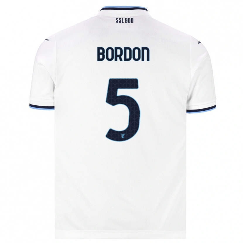 Danxen Herren Ricardo Bordon #5 Weiß Dunkelblau Auswärtstrikot Trikot 2026/27 T-Shirt