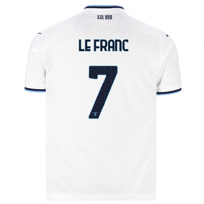 Danxen Herren Chloé Le Franc #7 Weiß Dunkelblau Auswärtstrikot Trikot 2026/27 T-Shirt