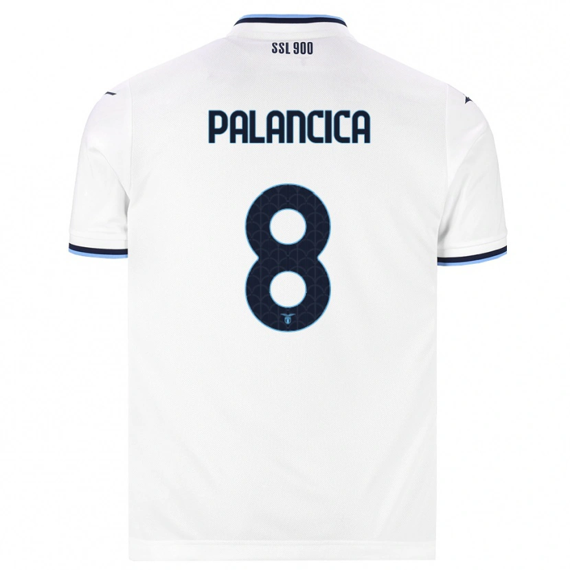Danxen Herren Cristian Palancica #8 Weiß Dunkelblau Auswärtstrikot Trikot 2026/27 T-Shirt
