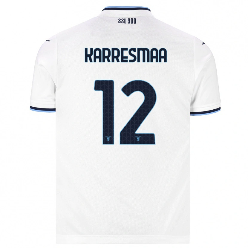 Danxen Herren Kerttu Karresmaa #12 Weiß Dunkelblau Auswärtstrikot Trikot 2026/27 T-Shirt