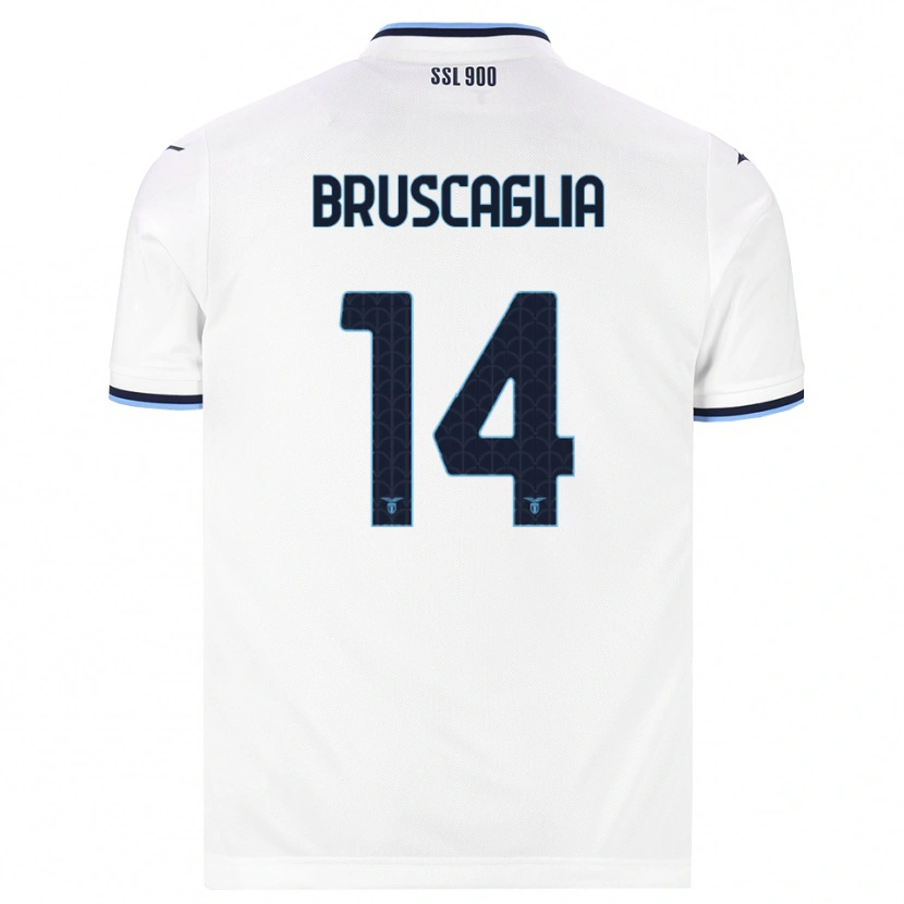 Danxen Herren Lukas Bruscaglia #14 Weiß Dunkelblau Auswärtstrikot Trikot 2026/27 T-Shirt