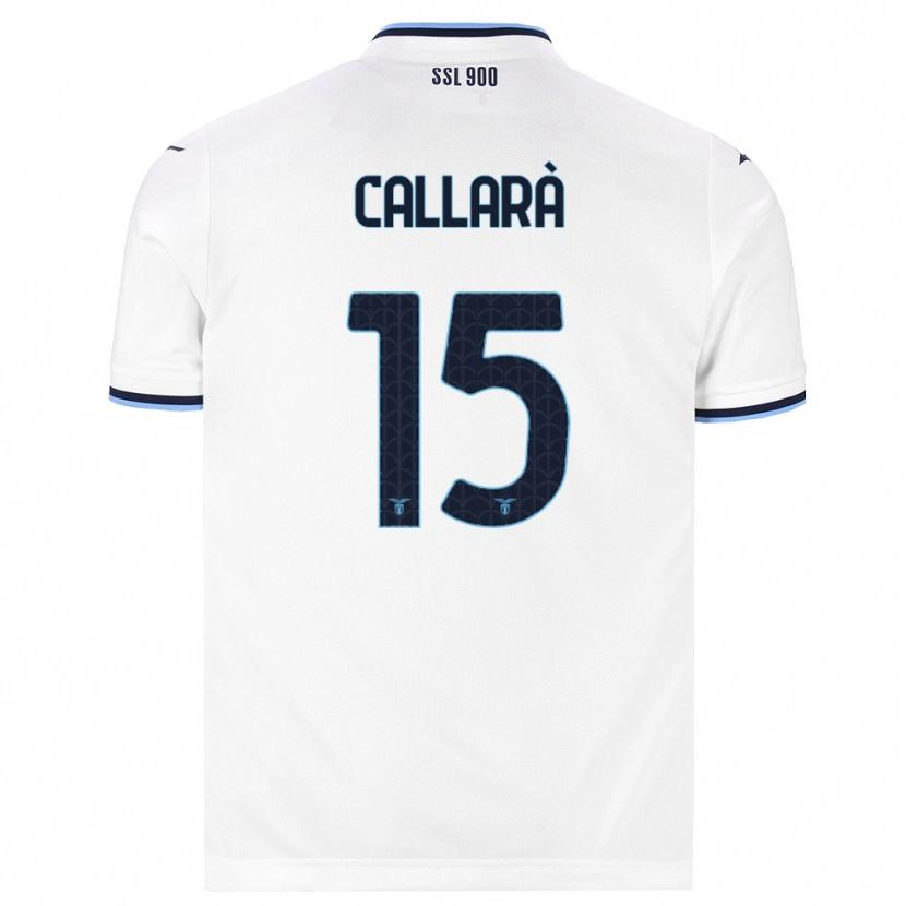 Danxen Herren Nicholas Callarà #15 Weiß Dunkelblau Auswärtstrikot Trikot 2026/27 T-Shirt
