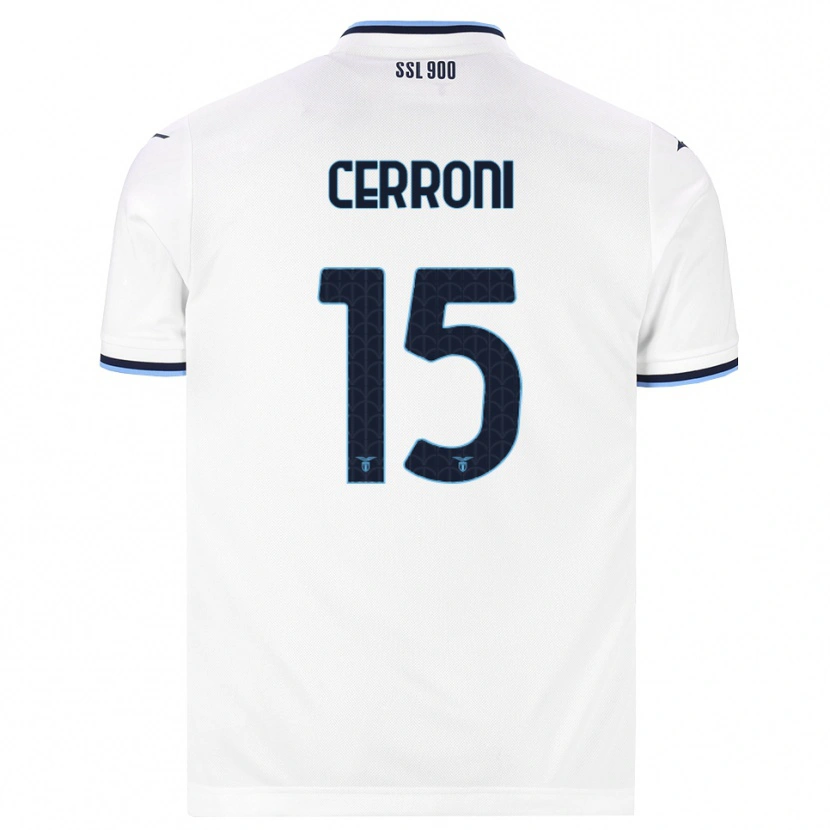Danxen Herren Leonardo Cerroni #15 Weiß Dunkelblau Auswärtstrikot Trikot 2026/27 T-Shirt