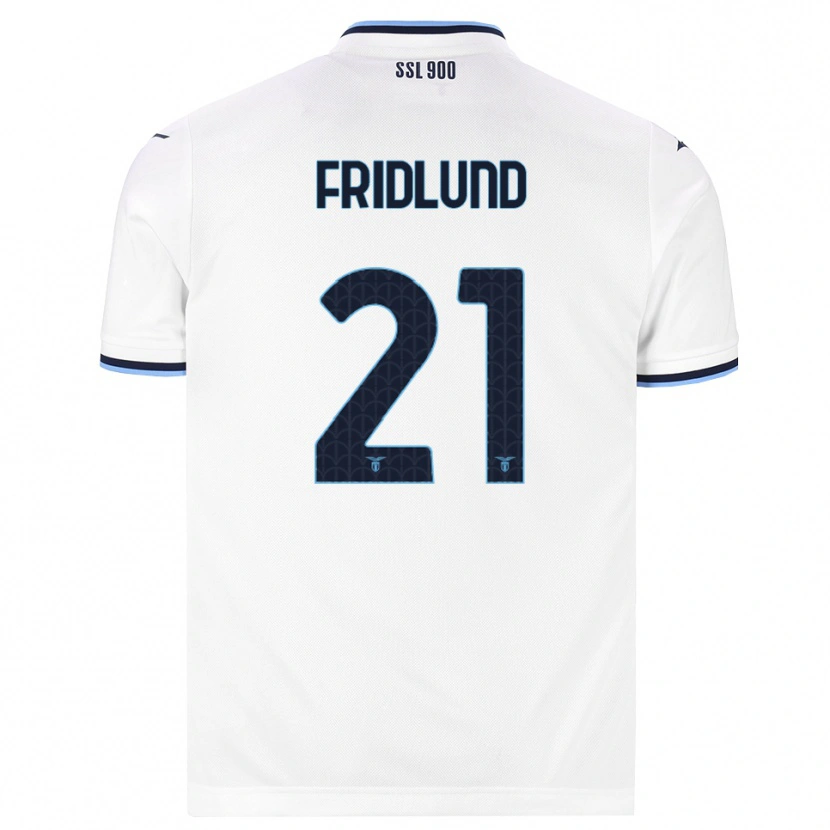 Danxen Herren Johanne Fridlund #21 Weiß Dunkelblau Auswärtstrikot Trikot 2026/27 T-Shirt