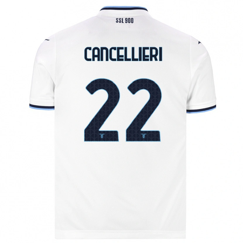 Danxen Herren Matteo Cancellieri #22 Weiß Dunkelblau Auswärtstrikot Trikot 2026/27 T-Shirt