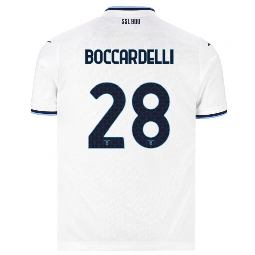 Danxen Herren Tommaso Boccardelli #28 Weiß Dunkelblau Auswärtstrikot Trikot 2026/27 T-Shirt