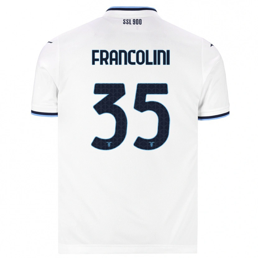 Danxen Herren Alice Francolini #35 Weiß Dunkelblau Auswärtstrikot Trikot 2026/27 T-Shirt