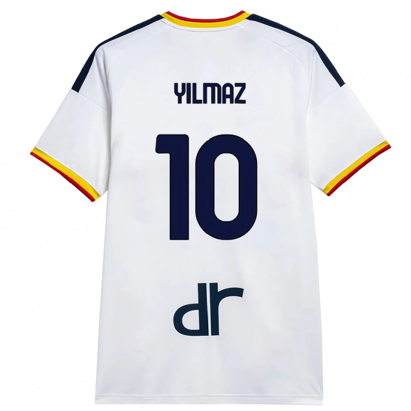 Danxen Herren Enes Yilmaz #10 Weiß Gelb Rot Auswärtstrikot Trikot 2026/27 T-Shirt