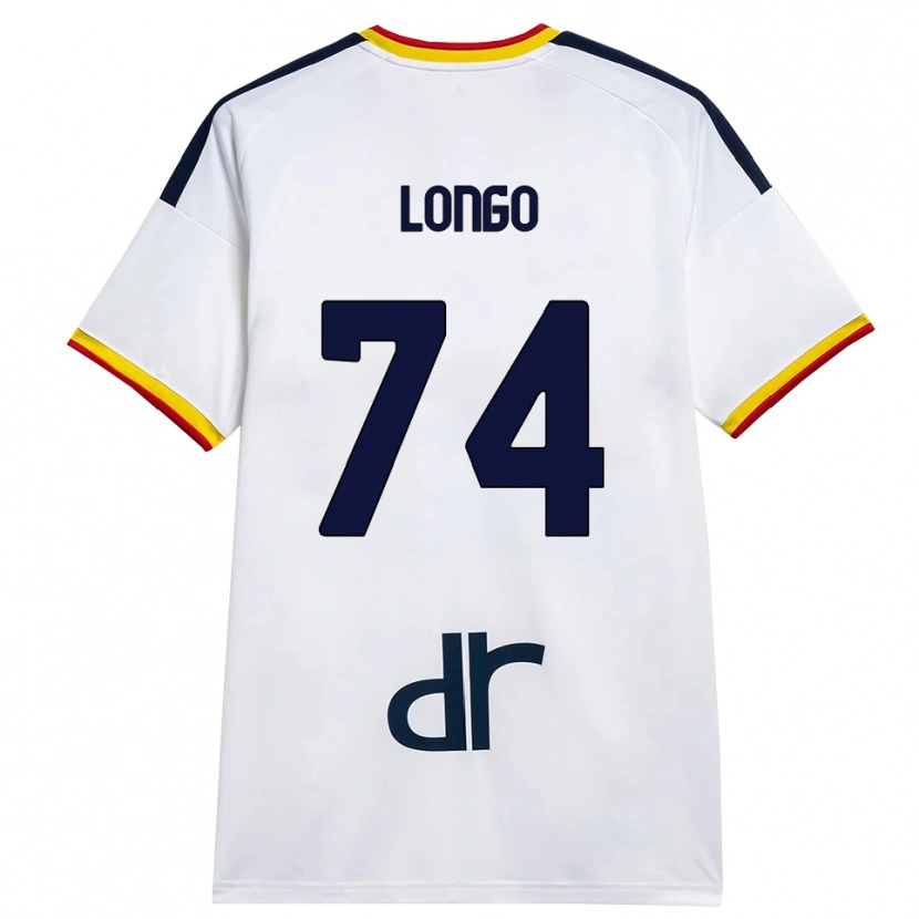 Danxen Herren Francesco Longo #74 Weiß Gelb Rot Auswärtstrikot Trikot 2026/27 T-Shirt