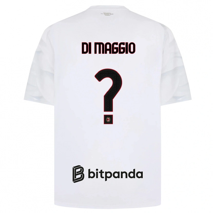 Danxen Herren Simone Di Maggio #0 Weiß Rot Schwarz Auswärtstrikot Trikot 2026/27 T-Shirt