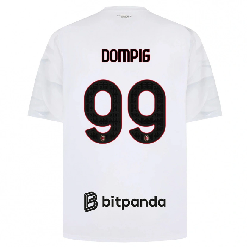 Danxen Herren Chanté Dompig #99 Weiß Rot Schwarz Auswärtstrikot Trikot 2026/27 T-Shirt