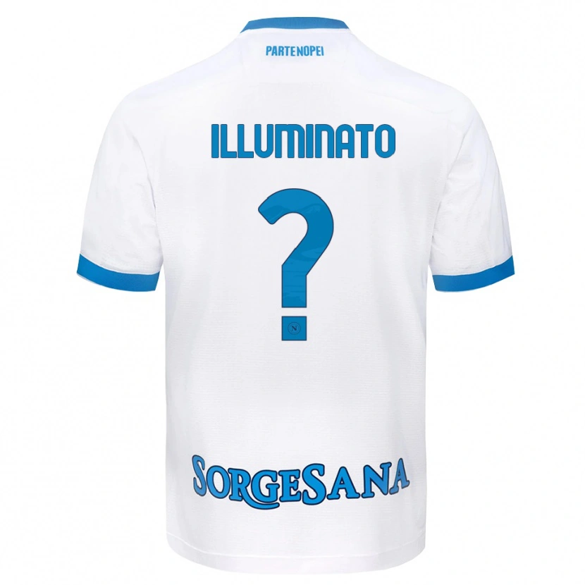 Danxen Herren Antonio Illuminato #0 Weiß Hellblau Auswärtstrikot Trikot 2026/27 T-Shirt