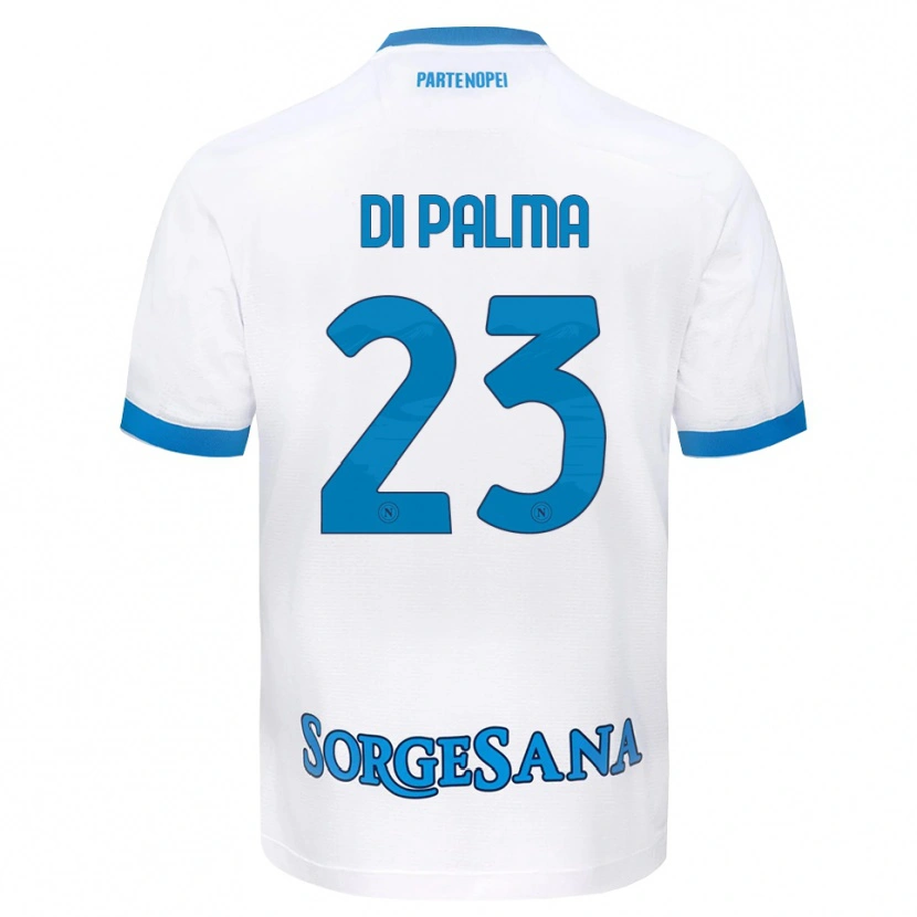 Danxen Herren Manuel Di Palma #23 Weiß Hellblau Auswärtstrikot Trikot 2026/27 T-Shirt