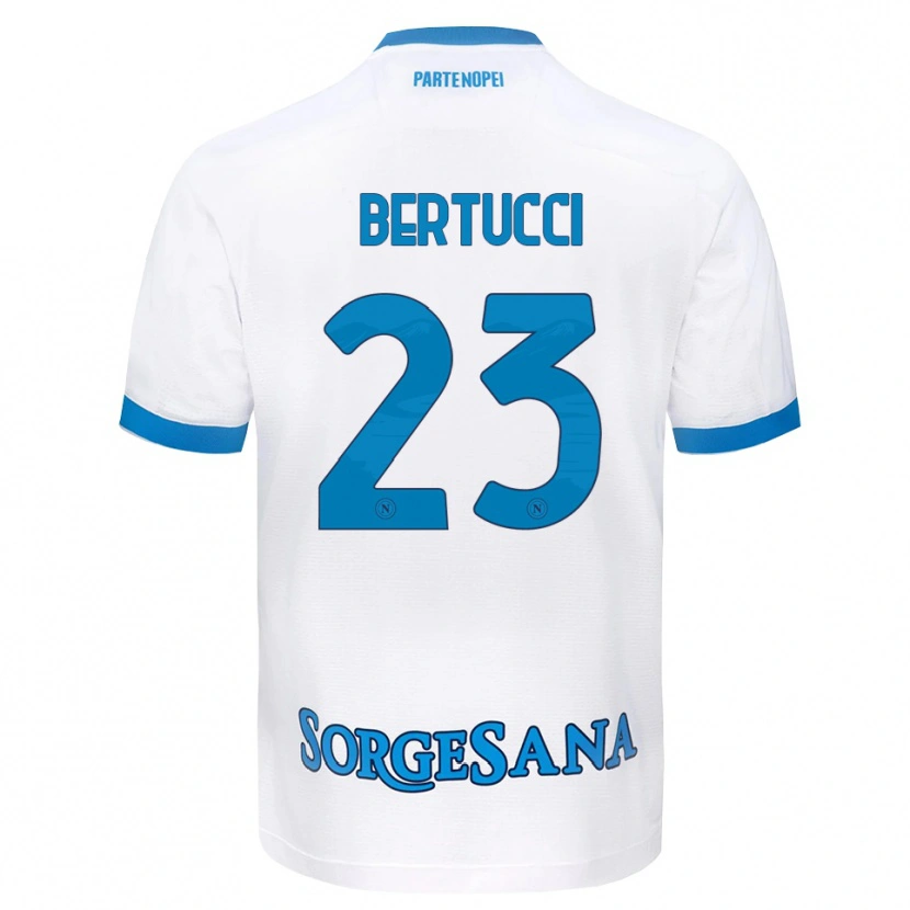 Danxen Herren Sofia Bertucci #23 Weiß Hellblau Auswärtstrikot Trikot 2026/27 T-Shirt