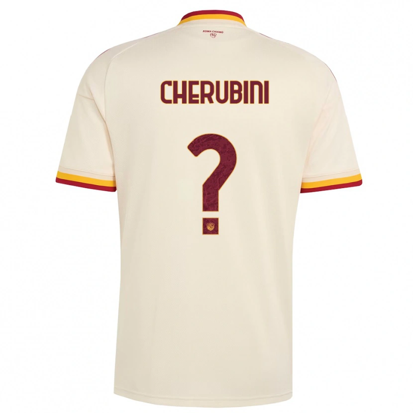 Danxen Herren Luigi Cherubini #0 Champagner Rot Gelb Auswärtstrikot Trikot 2026/27 T-Shirt