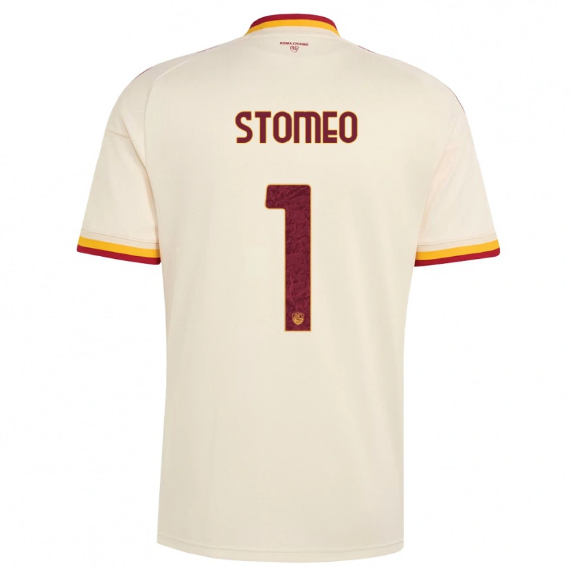 Danxen Herren Giorgio Stomeo #1 Champagner Rot Gelb Auswärtstrikot Trikot 2026/27 T-Shirt