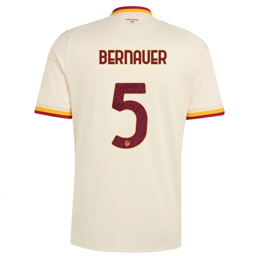 Danxen Herren Vanessa Bernauer #5 Champagner Rot Gelb Auswärtstrikot Trikot 2026/27 T-Shirt