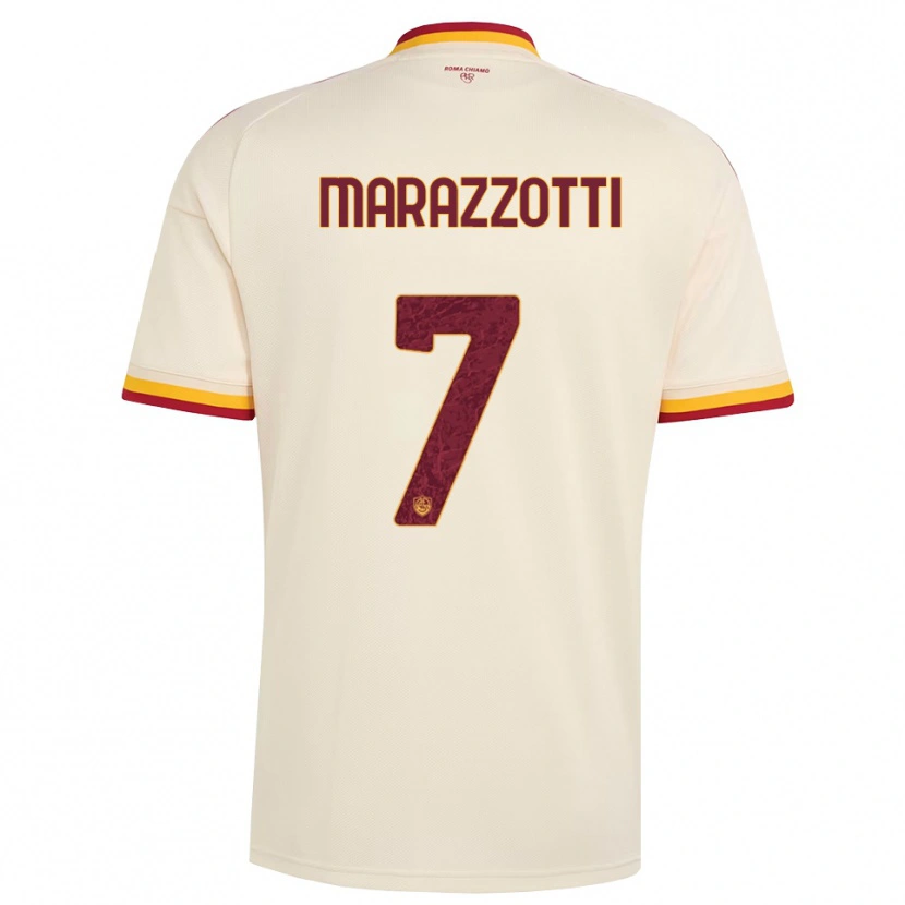 Danxen Herren Fabrizio Marazzotti #7 Champagner Rot Gelb Auswärtstrikot Trikot 2026/27 T-Shirt