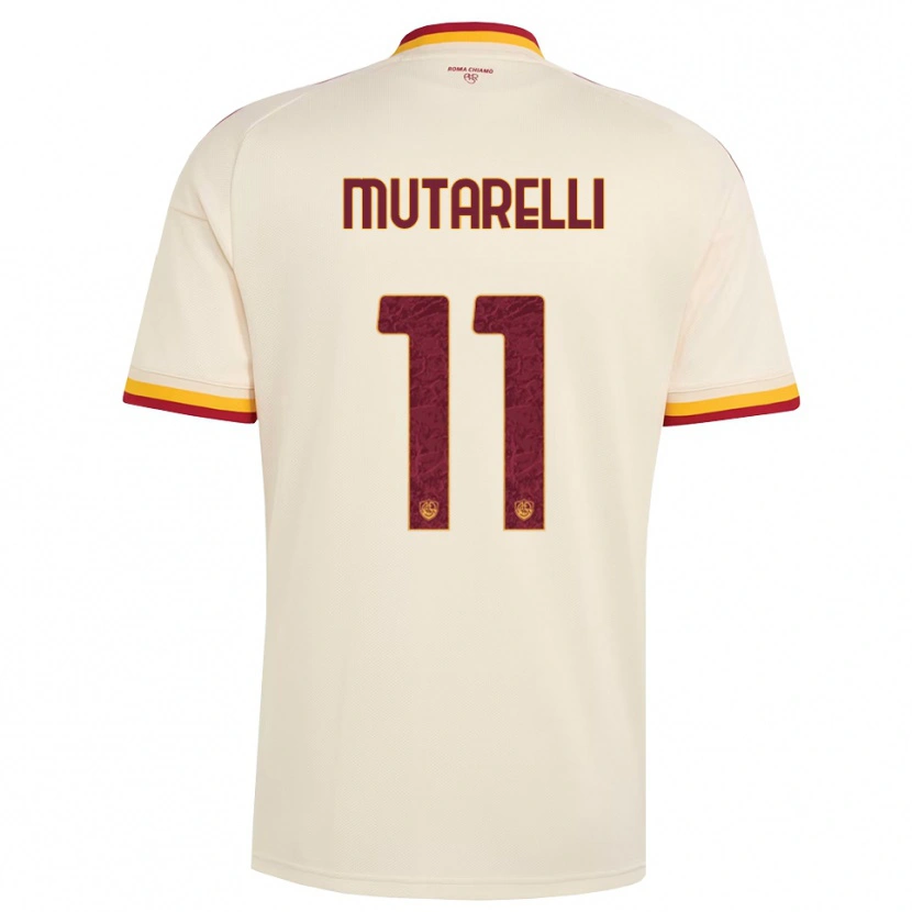 Danxen Herren Matteo Mutarelli #11 Champagner Rot Gelb Auswärtstrikot Trikot 2026/27 T-Shirt