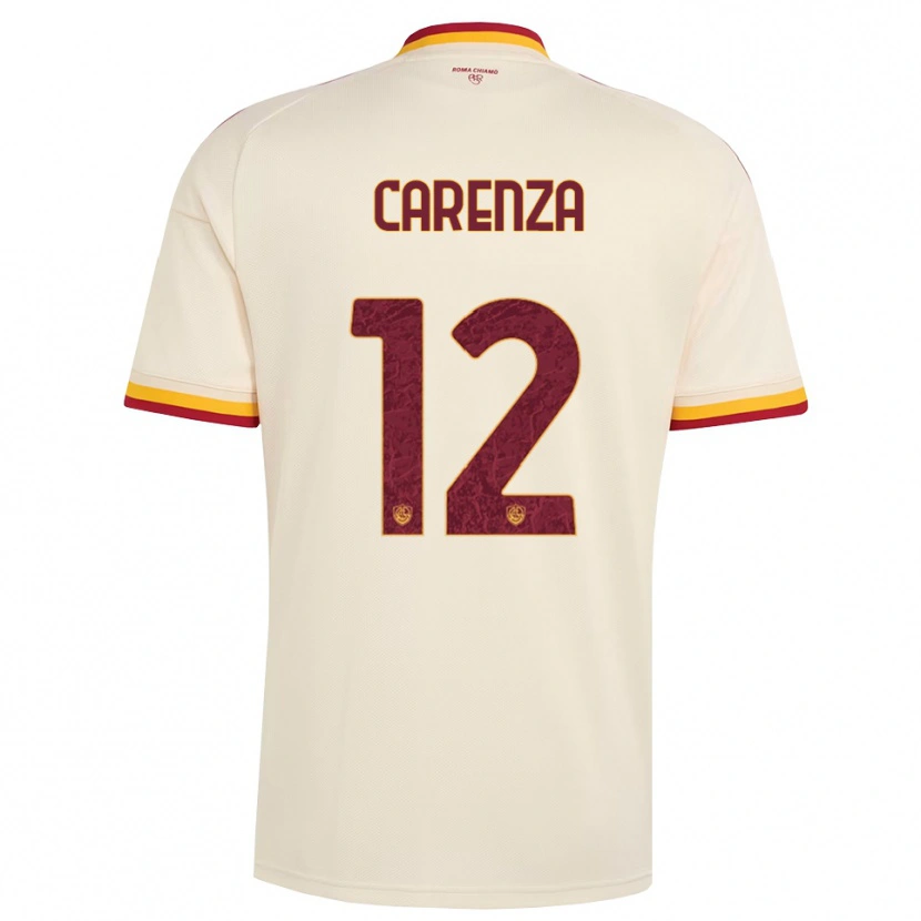 Danxen Herren Dario Carenza #12 Champagner Rot Gelb Auswärtstrikot Trikot 2026/27 T-Shirt
