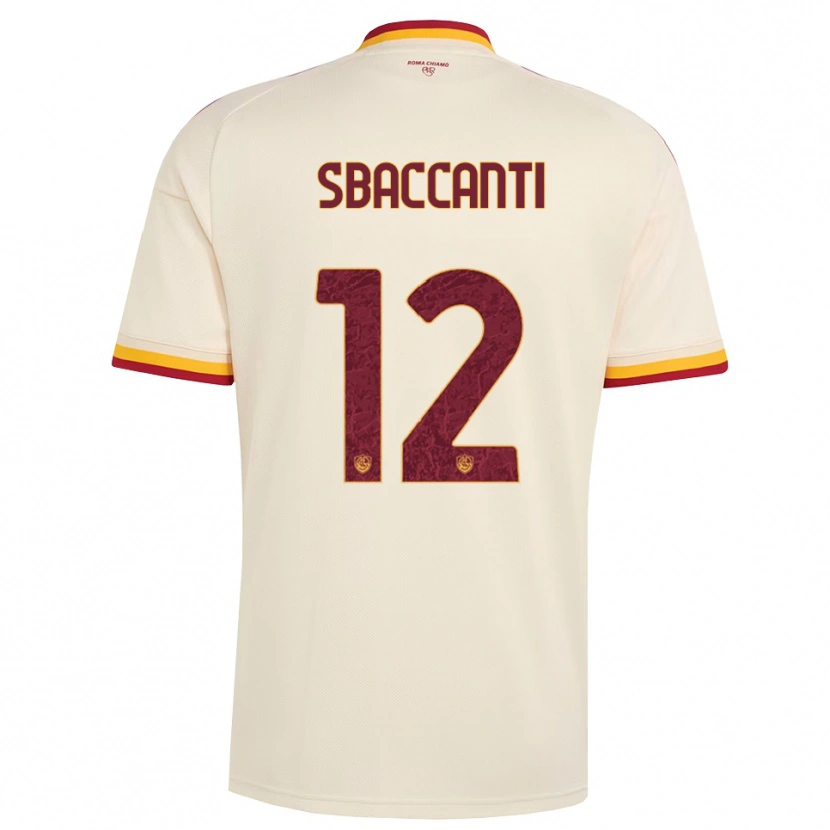 Danxen Herren Christian Sbaccanti #12 Champagner Rot Gelb Auswärtstrikot Trikot 2026/27 T-Shirt