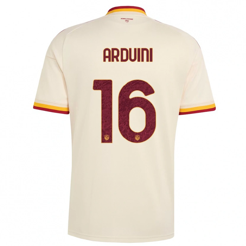 Danxen Herren Giacomo Arduini #16 Champagner Rot Gelb Auswärtstrikot Trikot 2026/27 T-Shirt