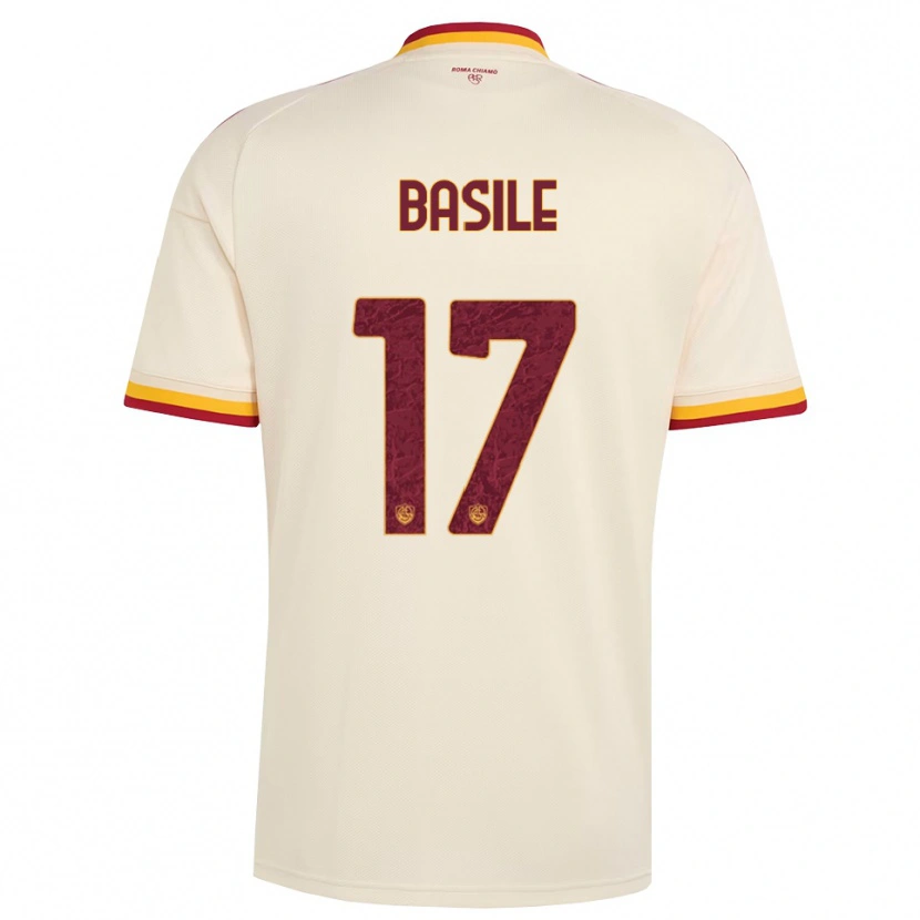 Danxen Herren Emmanuel Basile #17 Champagner Rot Gelb Auswärtstrikot Trikot 2026/27 T-Shirt