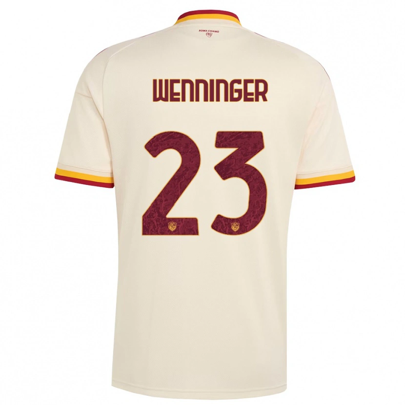 Danxen Herren Carina Wenninger #23 Champagner Rot Gelb Auswärtstrikot Trikot 2026/27 T-Shirt