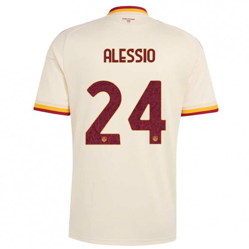 Danxen Herren Filippo Alessio #24 Champagner Rot Gelb Auswärtstrikot Trikot 2026/27 T-Shirt