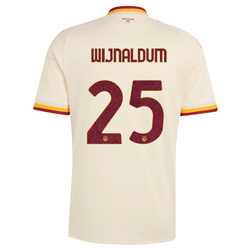 Danxen Herren Georginio Wijnaldum #25 Champagner Rot Gelb Auswärtstrikot Trikot 2026/27 T-Shirt
