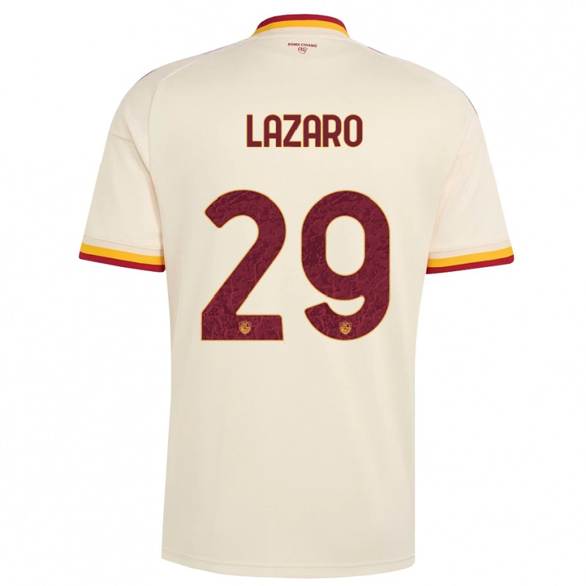 Danxen Herren Paloma Lazaro #29 Champagner Rot Gelb Auswärtstrikot Trikot 2026/27 T-Shirt