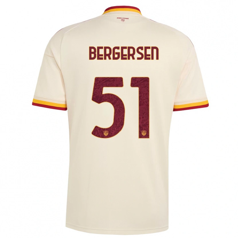 Danxen Herren Mina Bergersen #51 Champagner Rot Gelb Auswärtstrikot Trikot 2026/27 T-Shirt