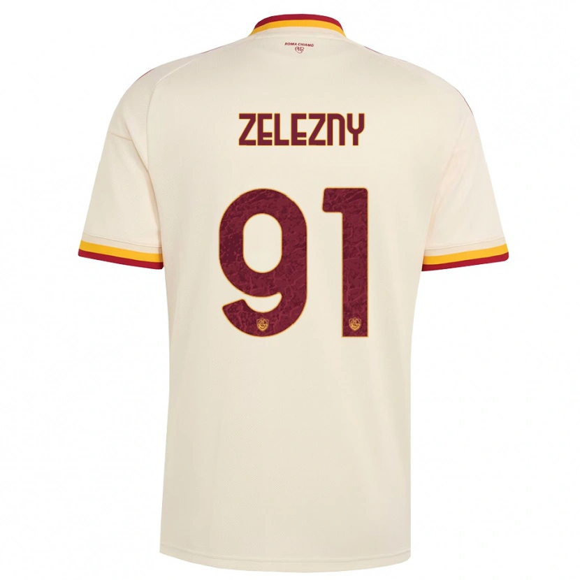 Danxen Herren Radoslaw Zelezny #91 Champagner Rot Gelb Auswärtstrikot Trikot 2026/27 T-Shirt